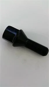 Bult 12x1,50x26 17mm skalle SVART (618)