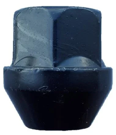 Mutter Öppen 12x1,25x25 19mm skalle SVART (532)