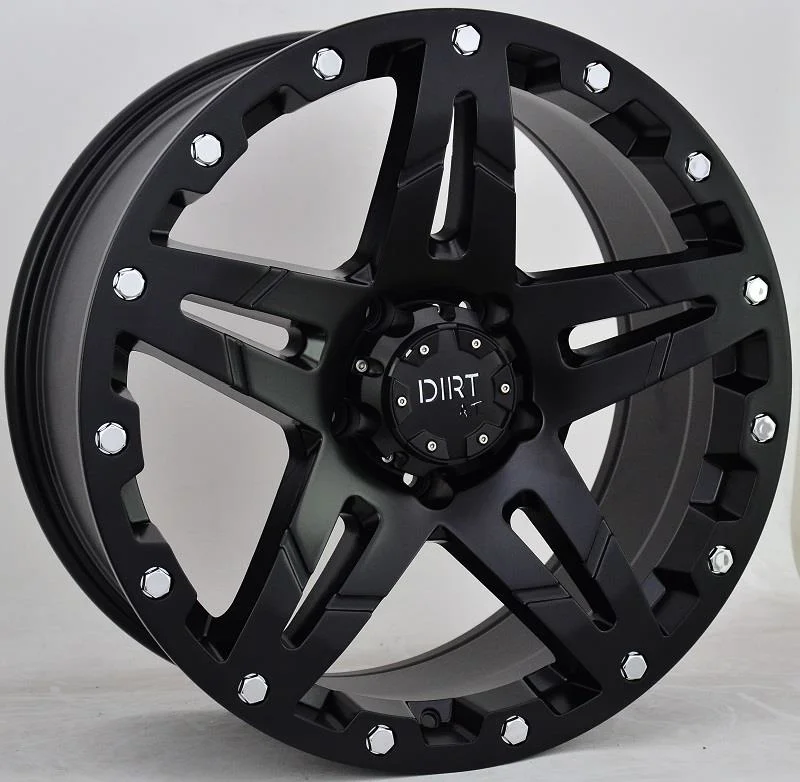Statusfälgar D66 Flatblack. 9x20 6/139,7 ET25